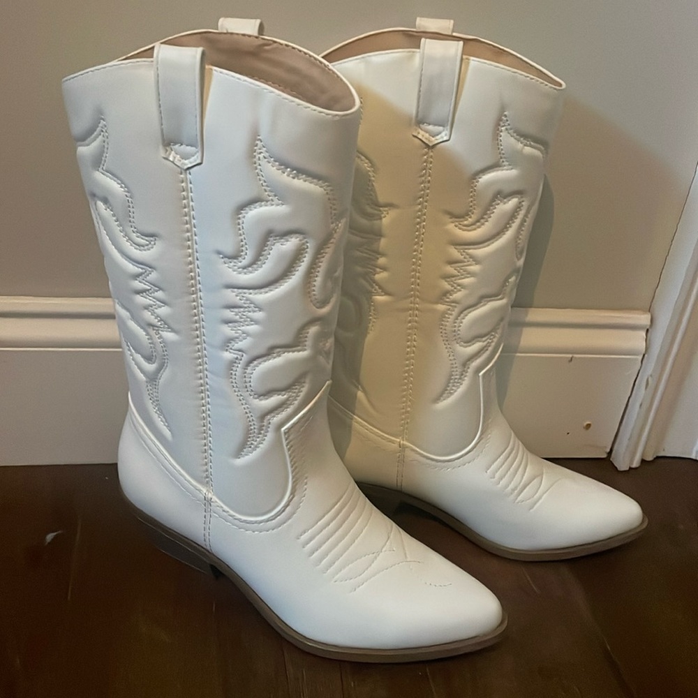 Brand New White Boots